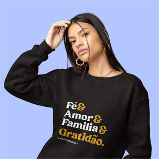Moletom Blusão Prime Unissex – Fé Amor Familia 