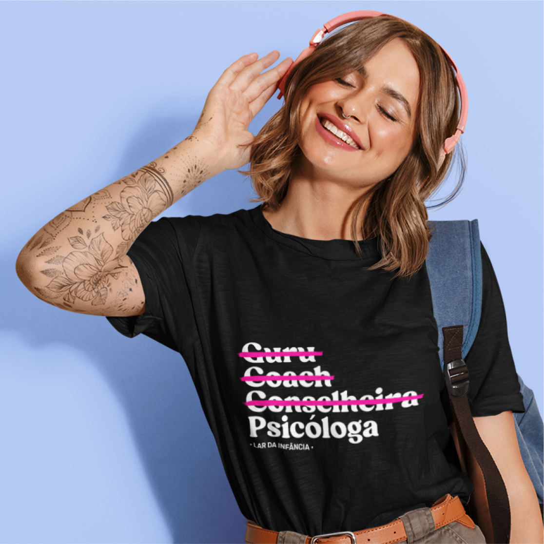 Camiseta Feminina Quality –  Psicologia 
