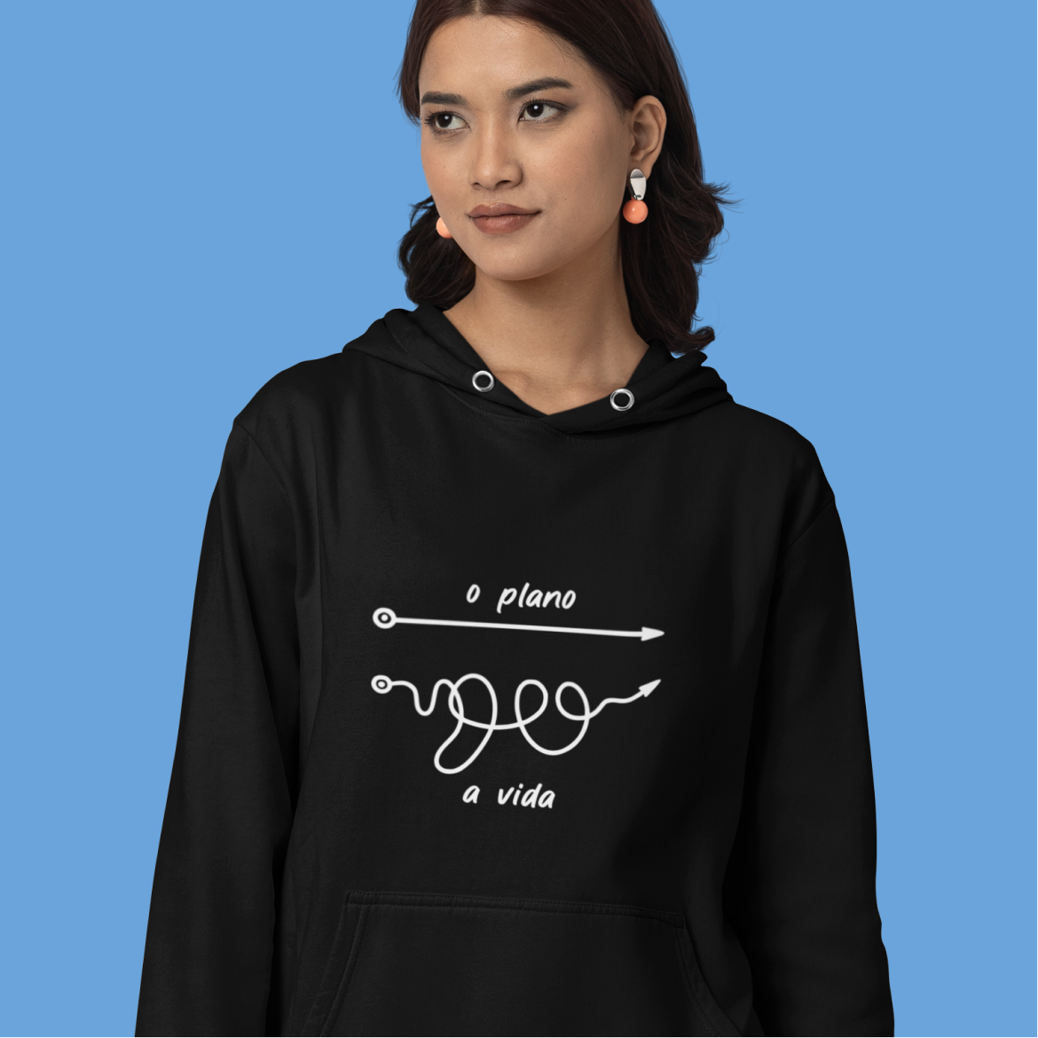 Moletom Prime Canguru - O plano e a vida