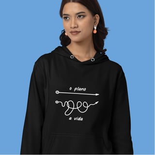 Moletom Prime Canguru - O plano e a vida