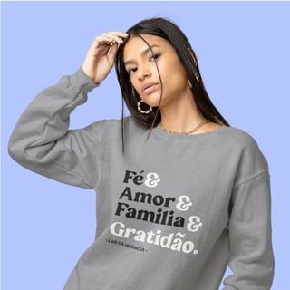 Moletom Canguru Prime Unissex –  Fé Amor Familia 