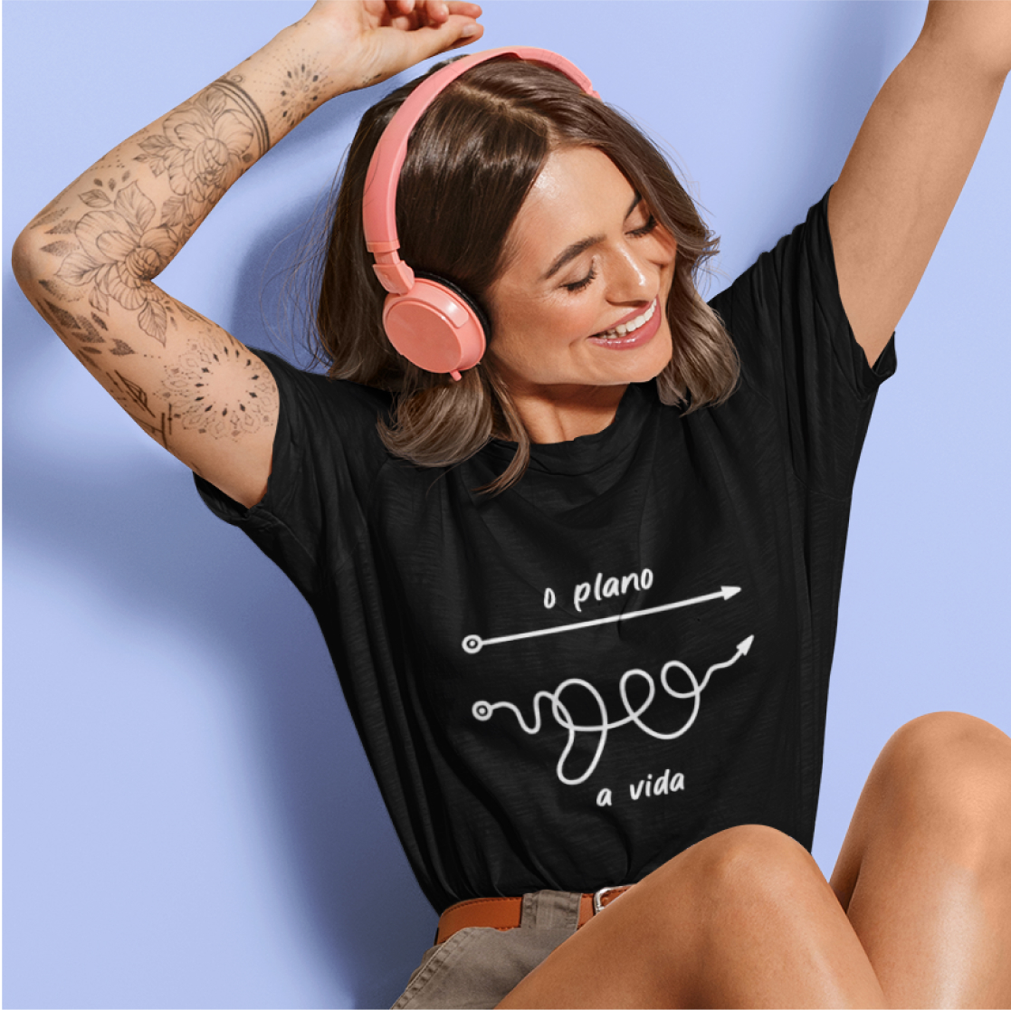 Camiseta Feminina Quality – O Plano a Vida 