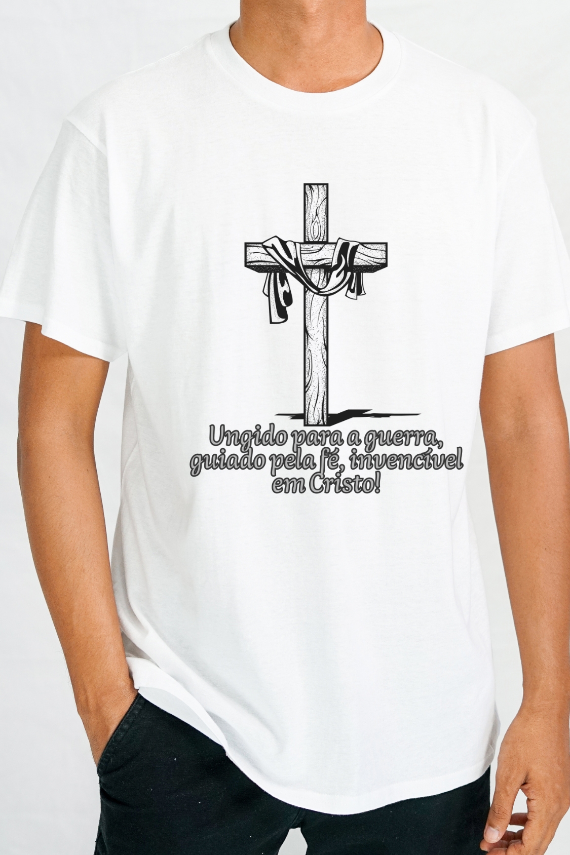 Nome do produto: Camisetas Cristãs Oversized