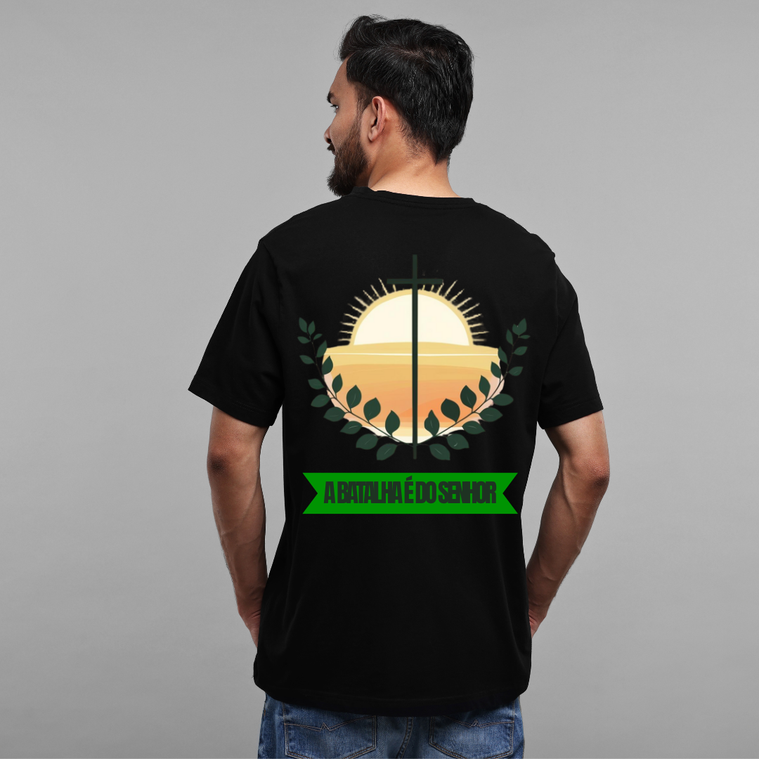 Nome do produto: Camiseta Classic - A Batalha é do Senhor
