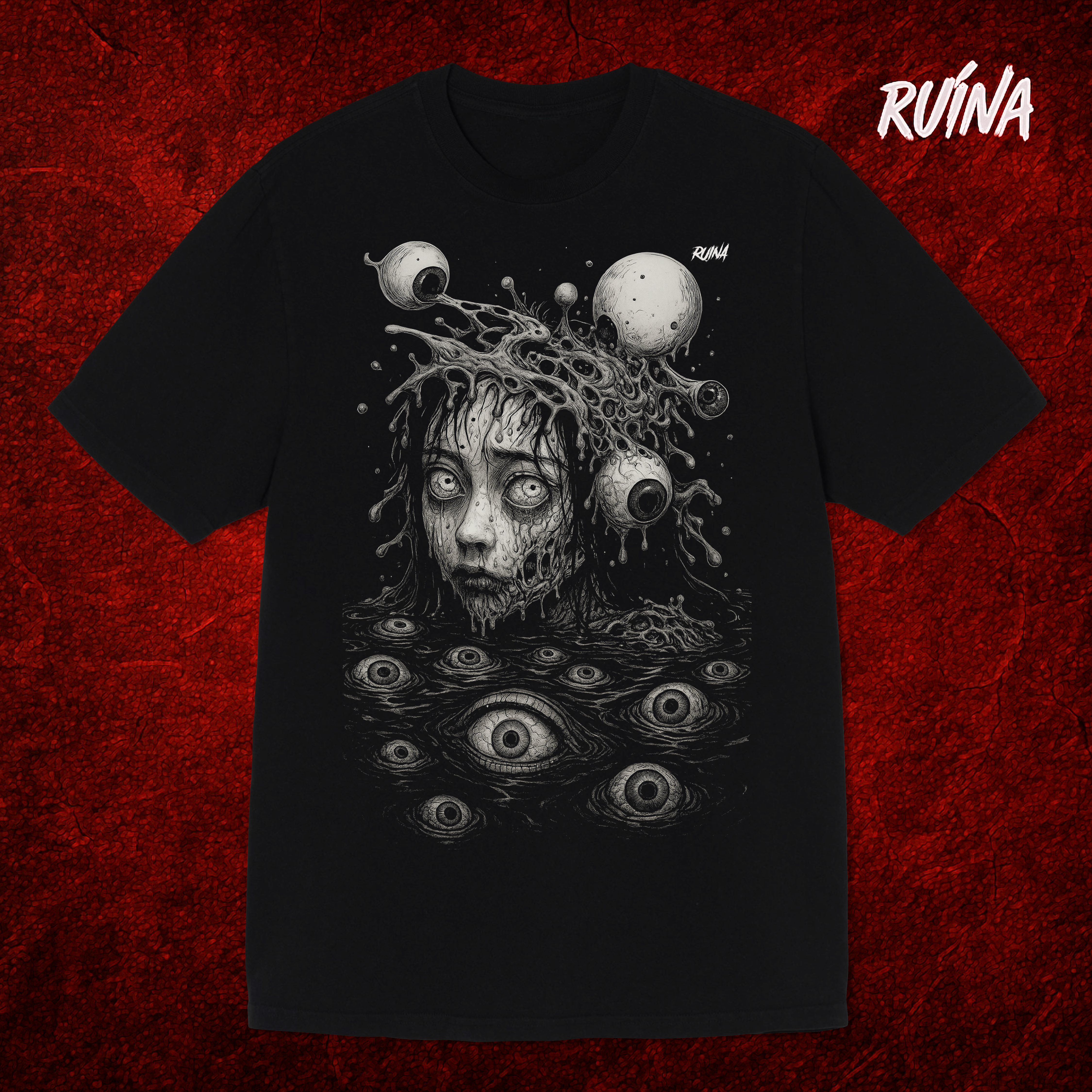 Camiseta Oversized — “Olhos do Abismo PT 1”