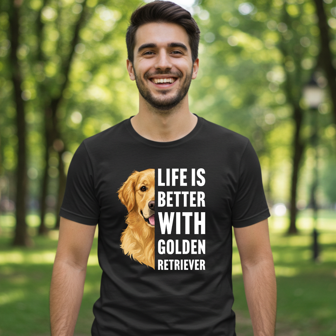 LIFE IS BETTER WITH GOLDEN RETRIEVER