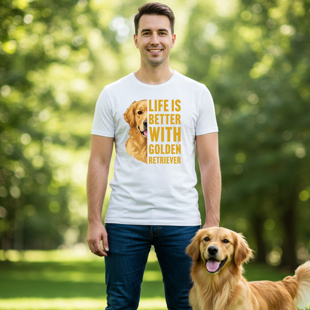 LIFE IS BETTER WITH GOLDEN RETRIEVER