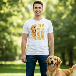 LIFE IS BETTER WITH GOLDEN RETRIEVER