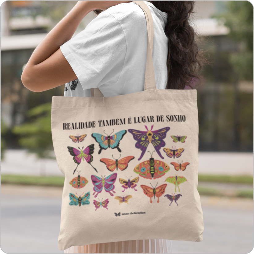 Ecobag Estilosa – Asas Delicadas 