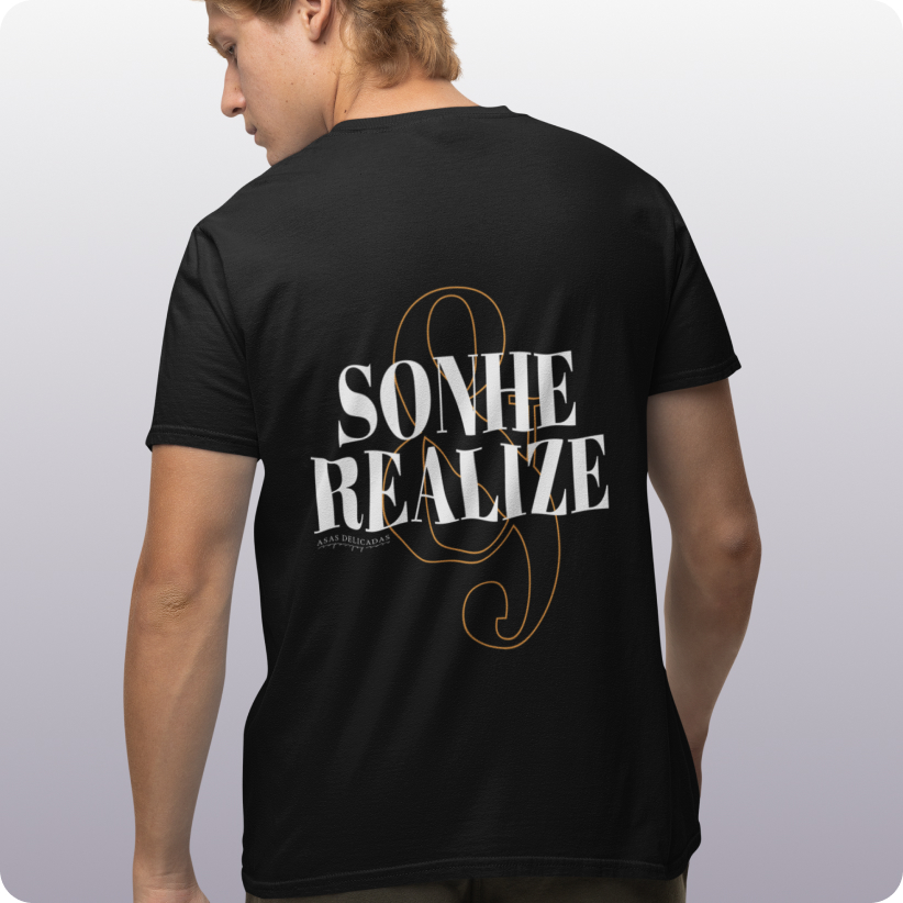 Camiseta Masculina Quality –  Sonhe e Realize