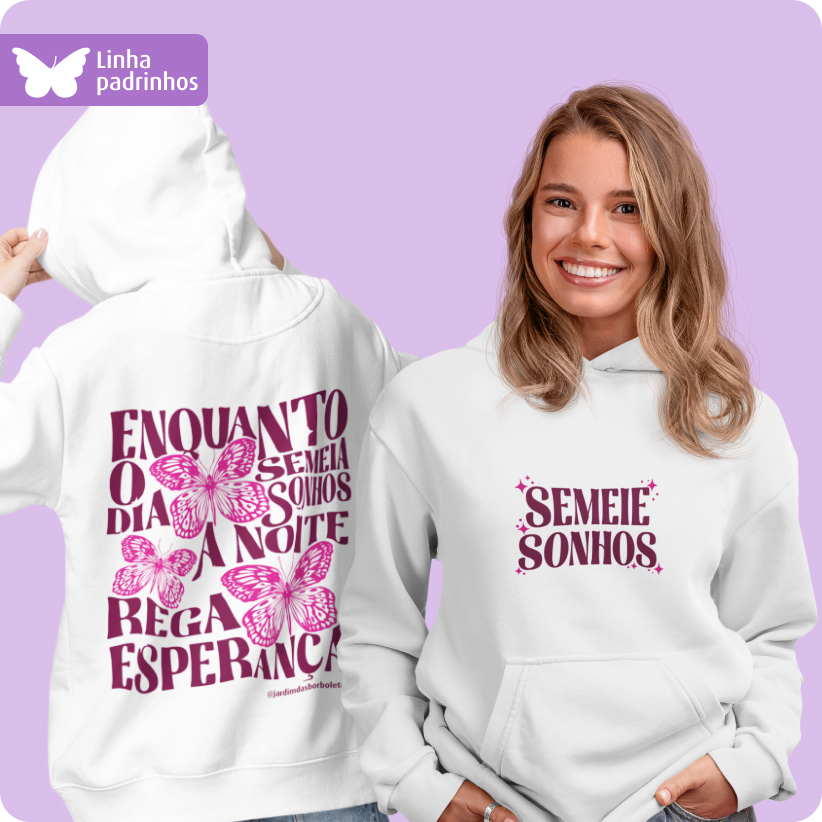 Moletom Canguru Unissex –  Semeie Sonhos 