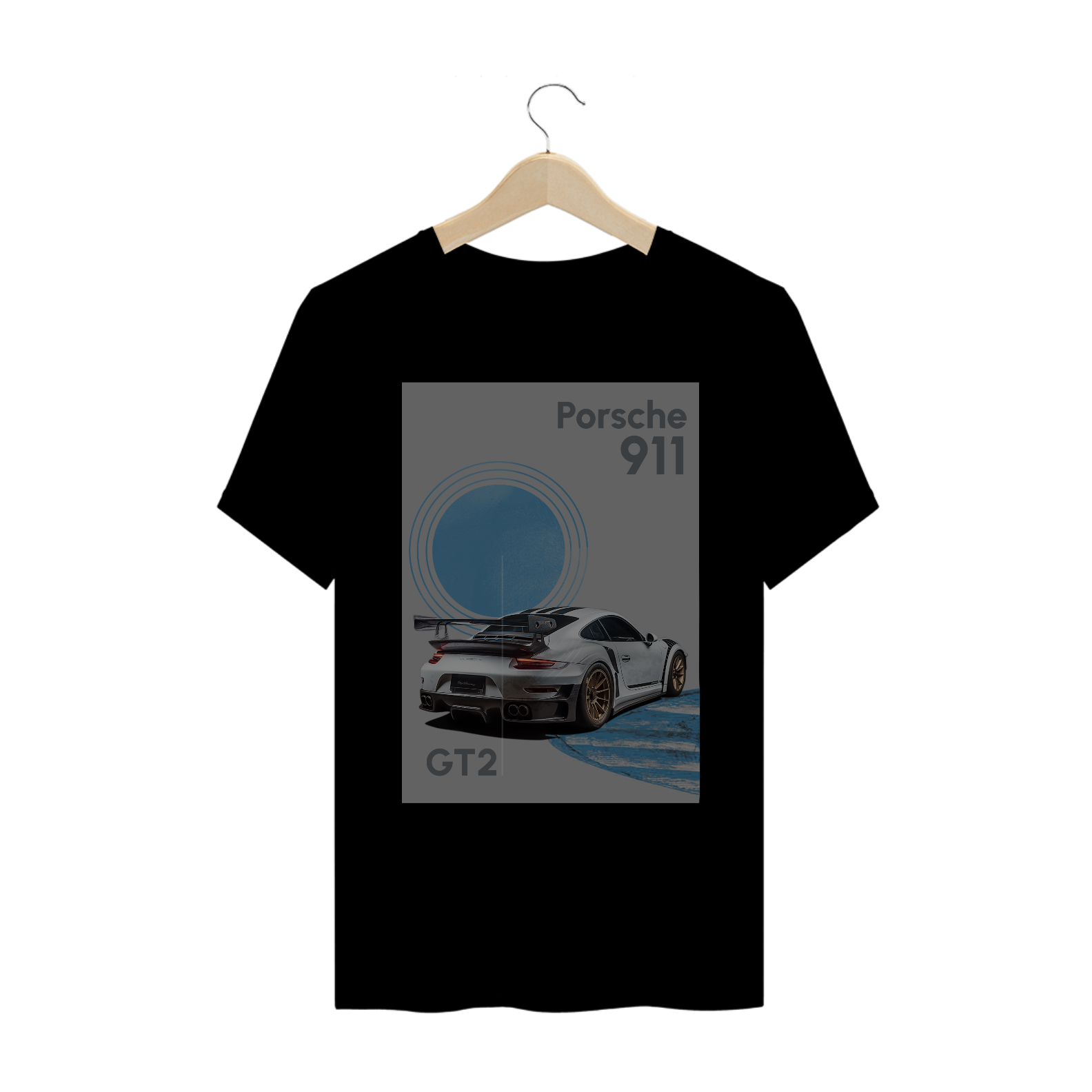 Nome do produto: Premium T-shirt black porsche 911 GT2