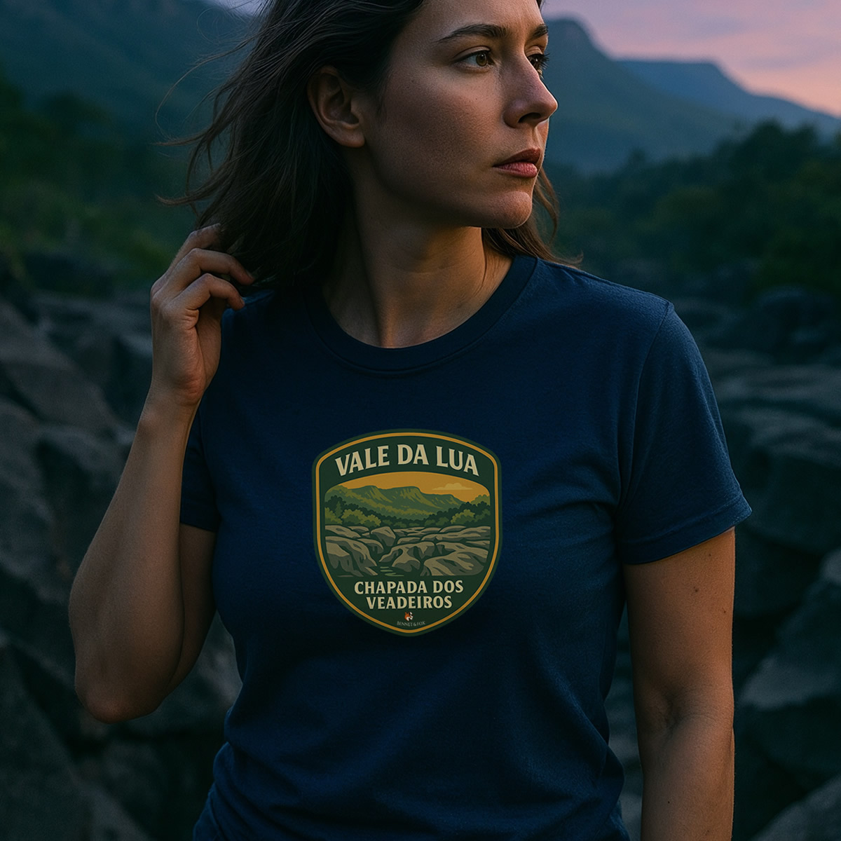 Camiseta Unissex Vale da Lua | Chapada dos Veadeiros Vintage