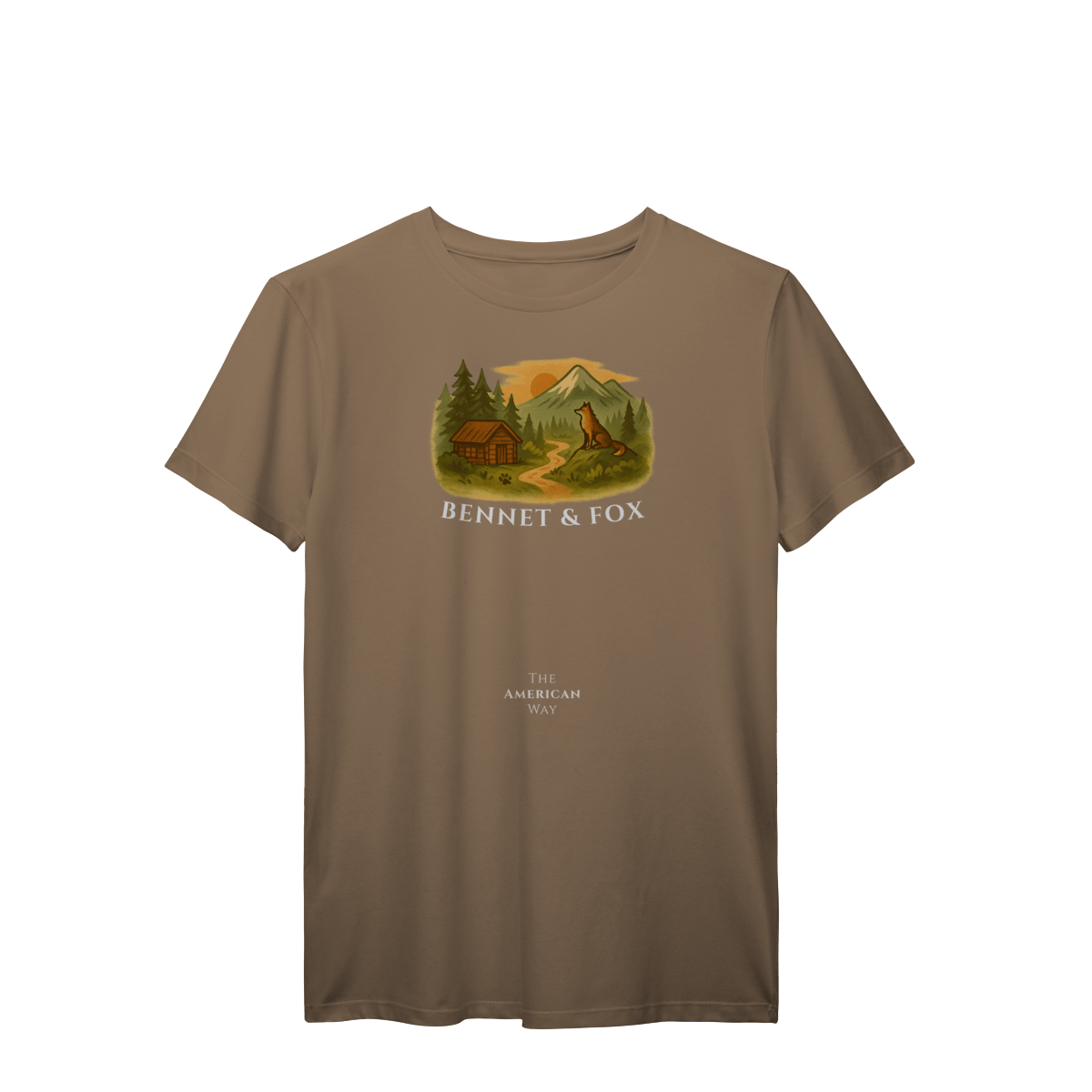 Camiseta Masculina The American Way Prime | Natureza e Liberdade Vintage