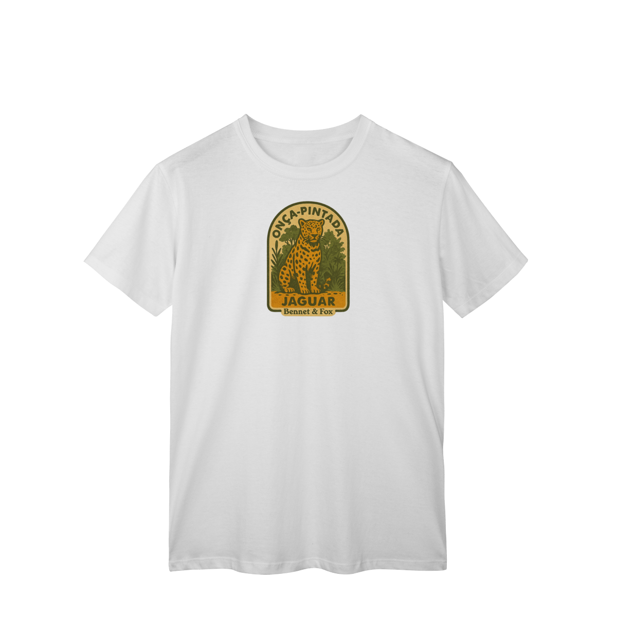 Camiseta Unissex Onça-Pintada | Fauna Brasileira Vintage