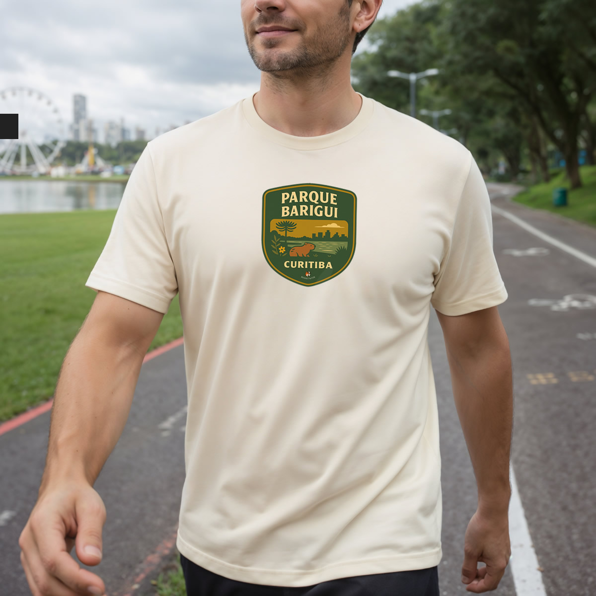 Camiseta Masculina Parque Barigui | Linha Prime Curitiba