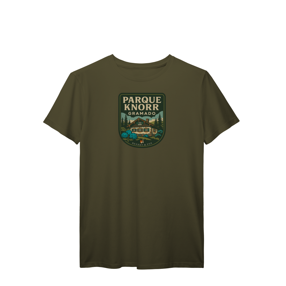 Camiseta Masculina Parque Knorr Gramado | Estilo Vintage Premium