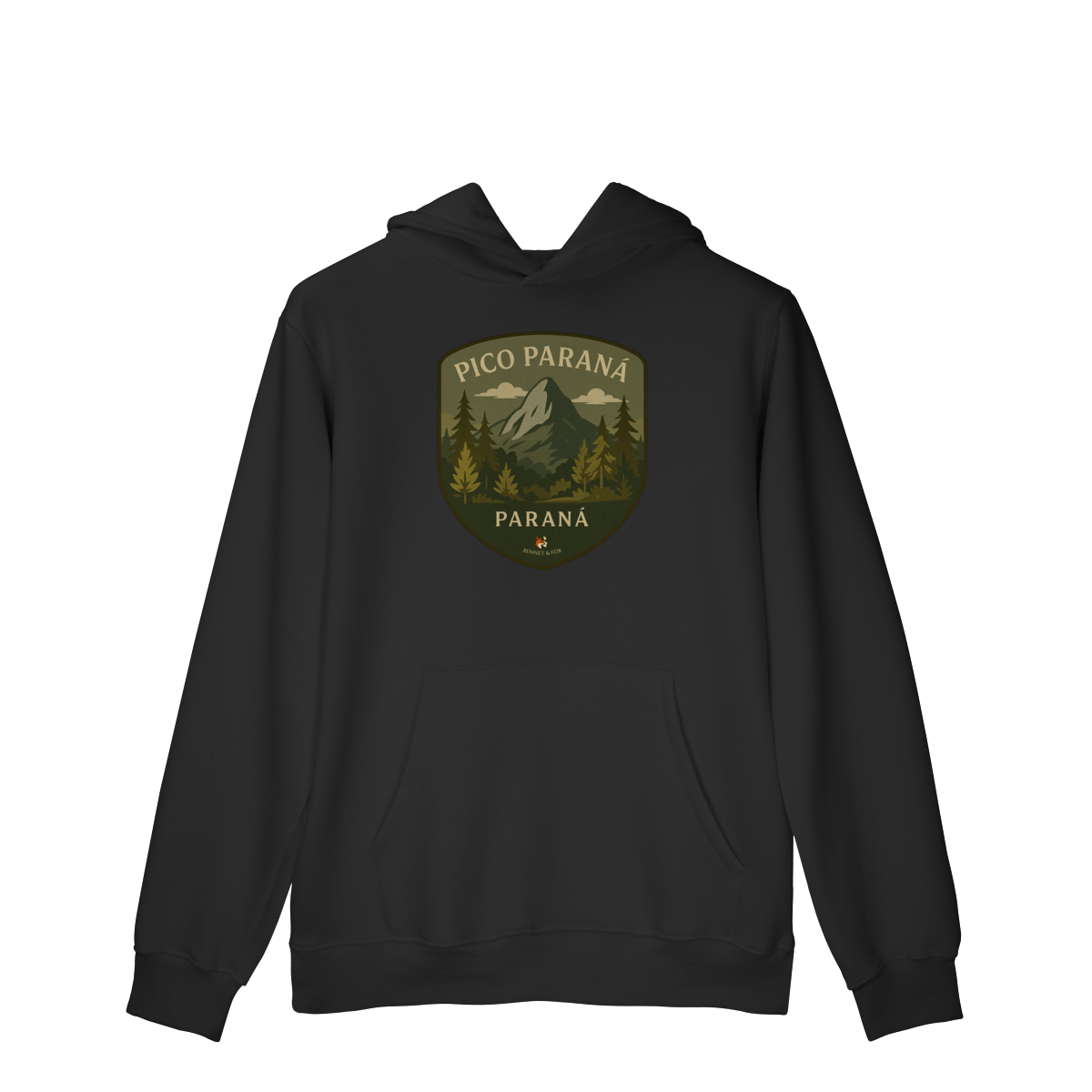 Moletom Canguru Pico Paraná | Flanelado Premium Vintage