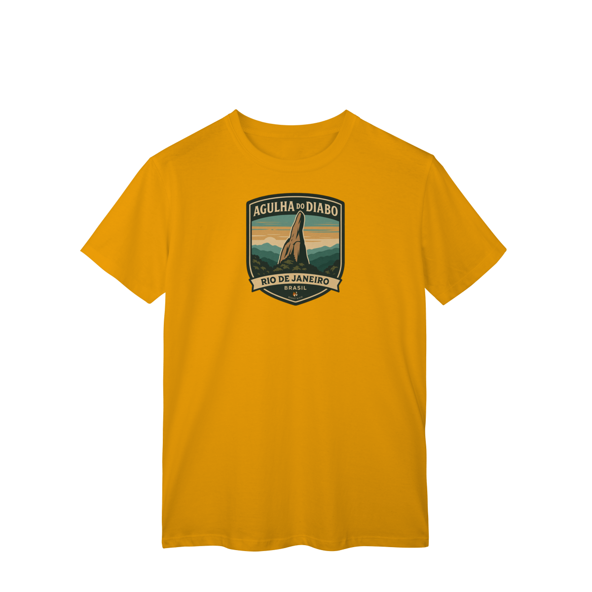 Camiseta Unissex Agulha do Diabo | Escalada Clássica Vintage