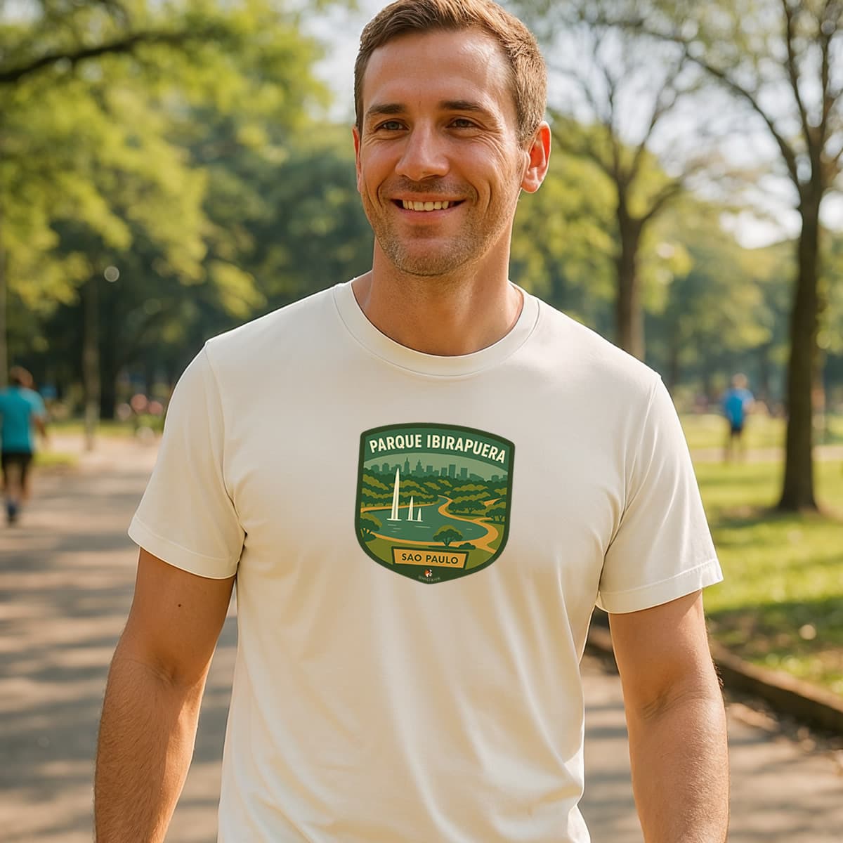 Camiseta Masculina Parque Ibirapuera Prime | São Paulo Estilo Vintage