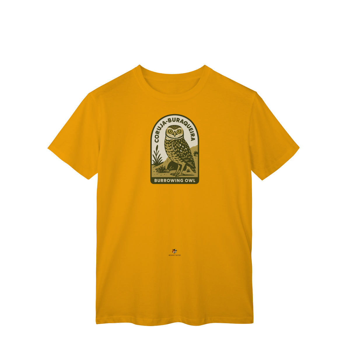 Camiseta Unissex Coruja-Buraqueira | Fauna Brasileira