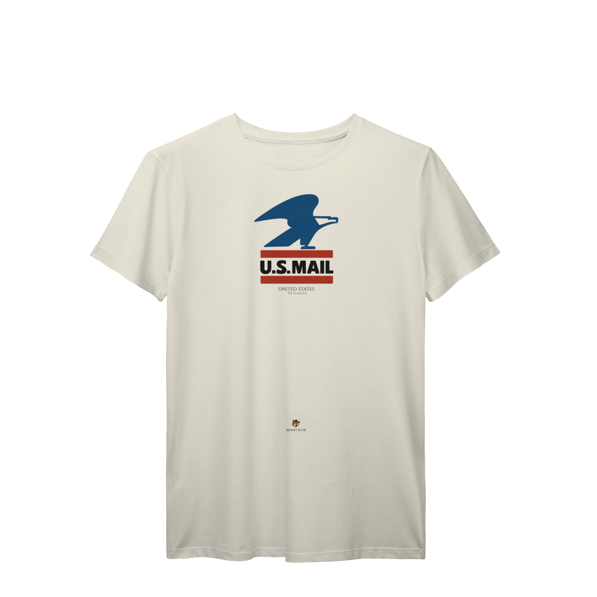 Camiseta Unissex USPS Anos 70 Prime | Retrô Americano Premium