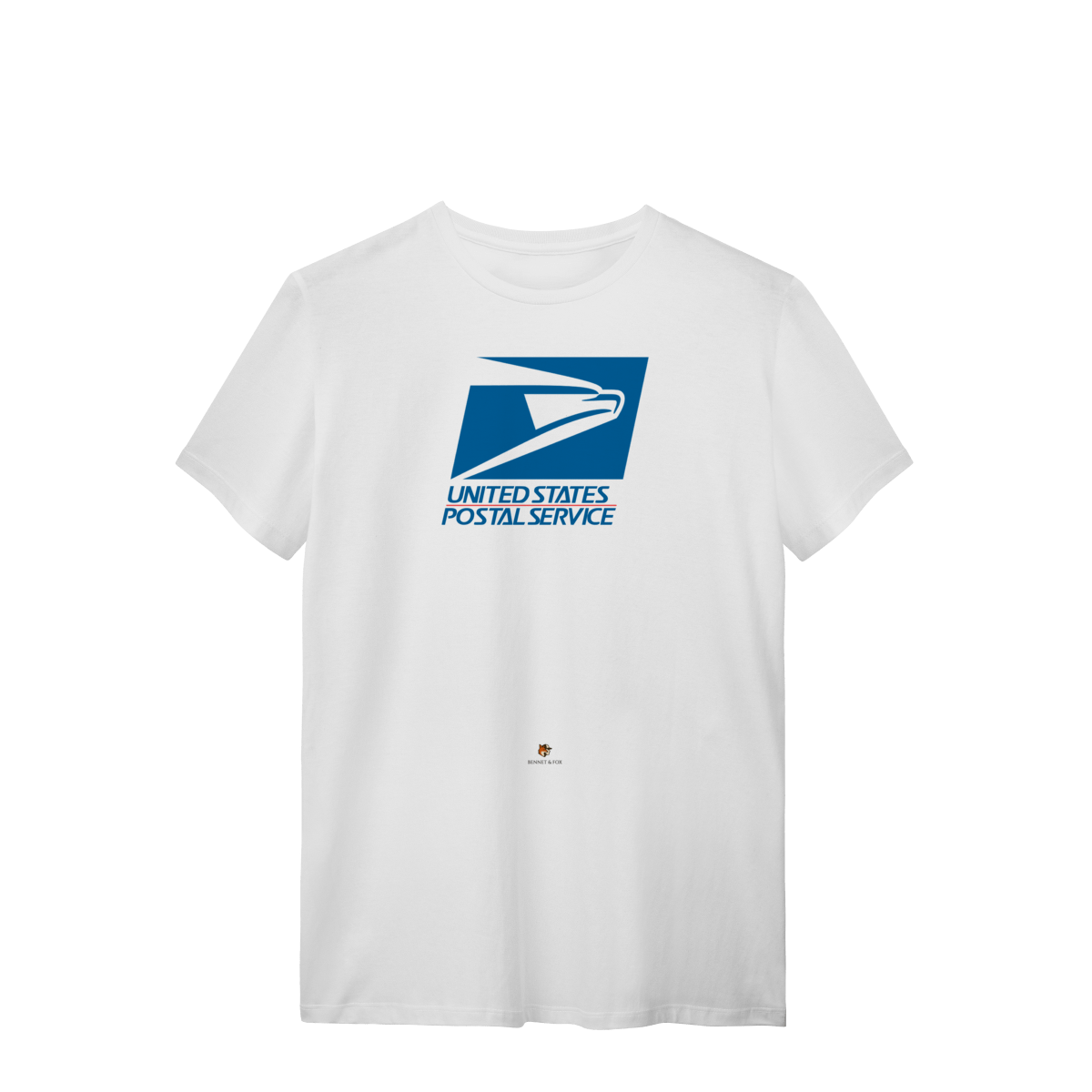 Camiseta Masculina com Logo Oficial USPS | Estilo Minimalista