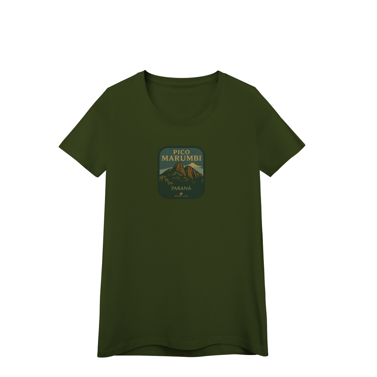 Camiseta Feminina Pico Marumbi Aventureira | Montanhismo Vintage
