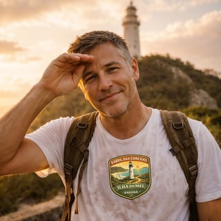 Camiseta da Ilha do Mel | Farol das Conchas