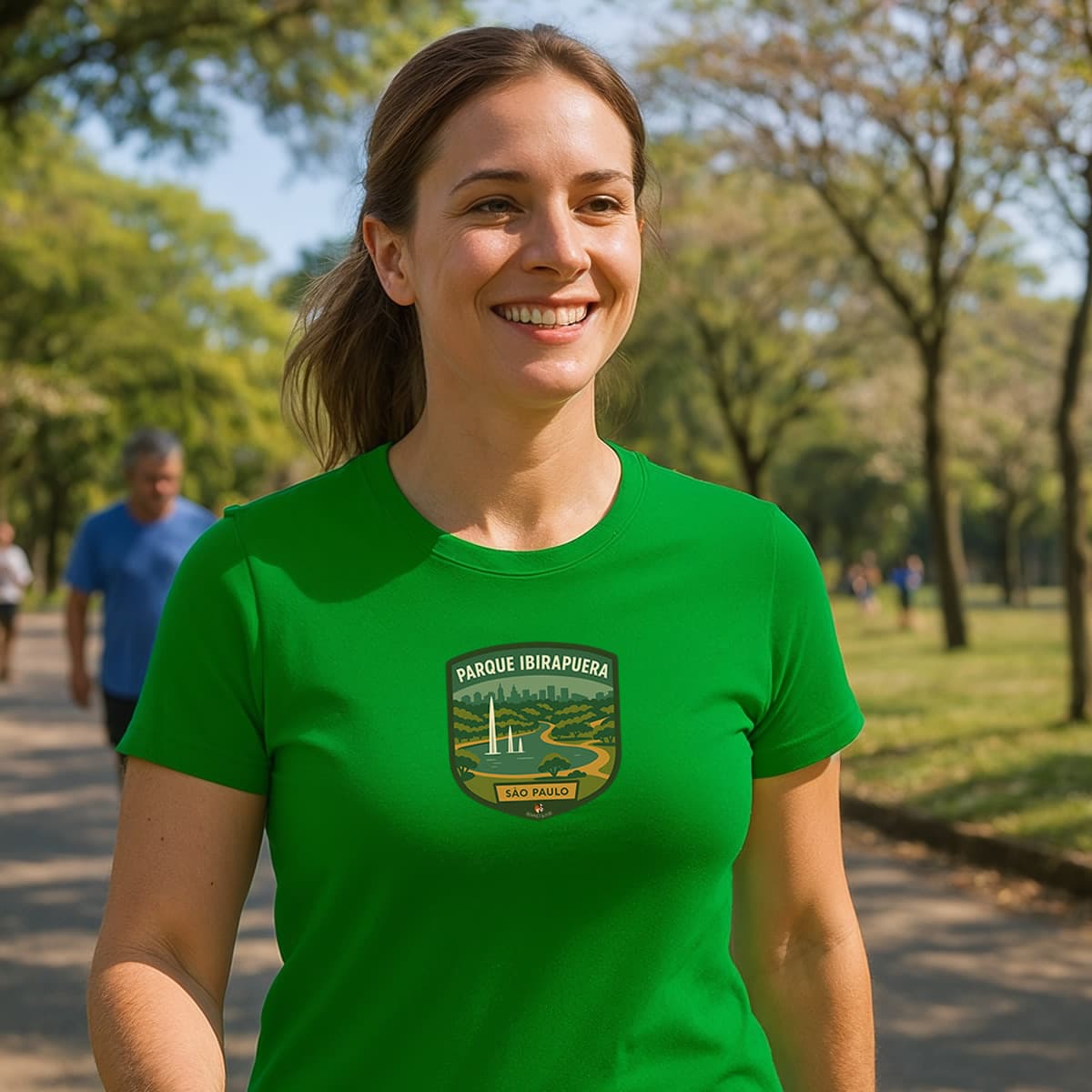 Camiseta Feminina Parque Ibirapuera Aventureira | São Paulo Estilo Vintage