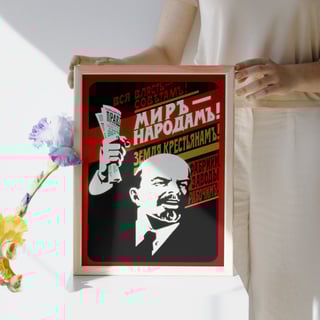 Pôster - Todo Poder aos Sovietes! (1920)