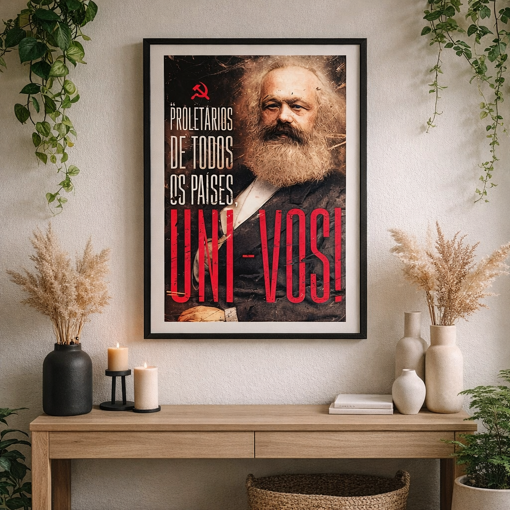 Nome do produto: Pôster - Karl Marx
