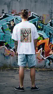 Camiseta Oversized Blood Inferno