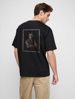 Camiseta Oversized Ink & Shadows