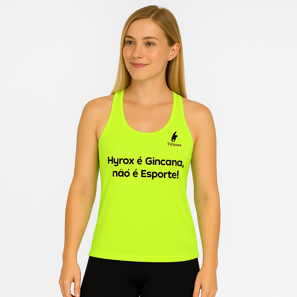 Regata Feminina Dry Fit Hyrox Gincana