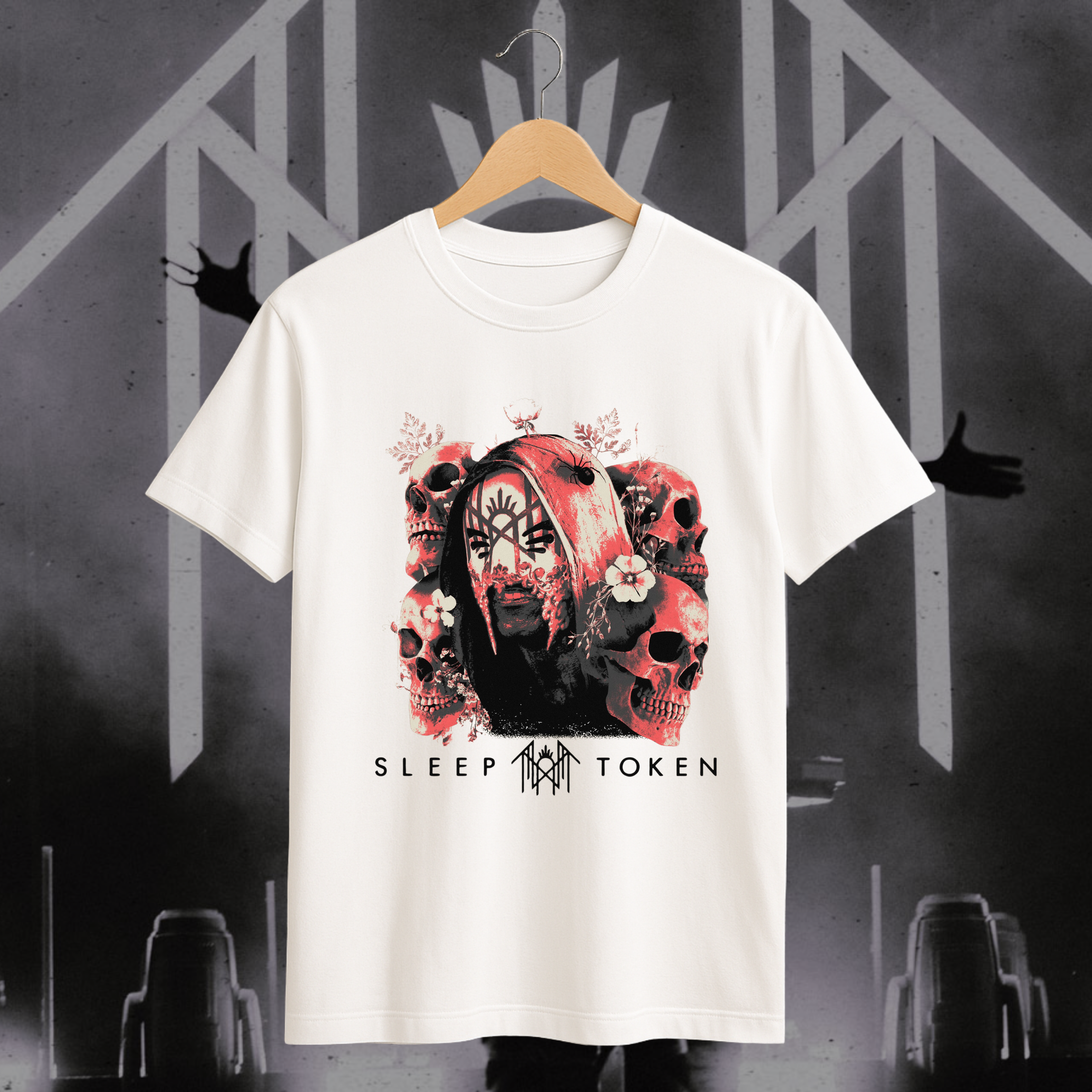 Nome do produto: Camiseta Sleep Token - Branca