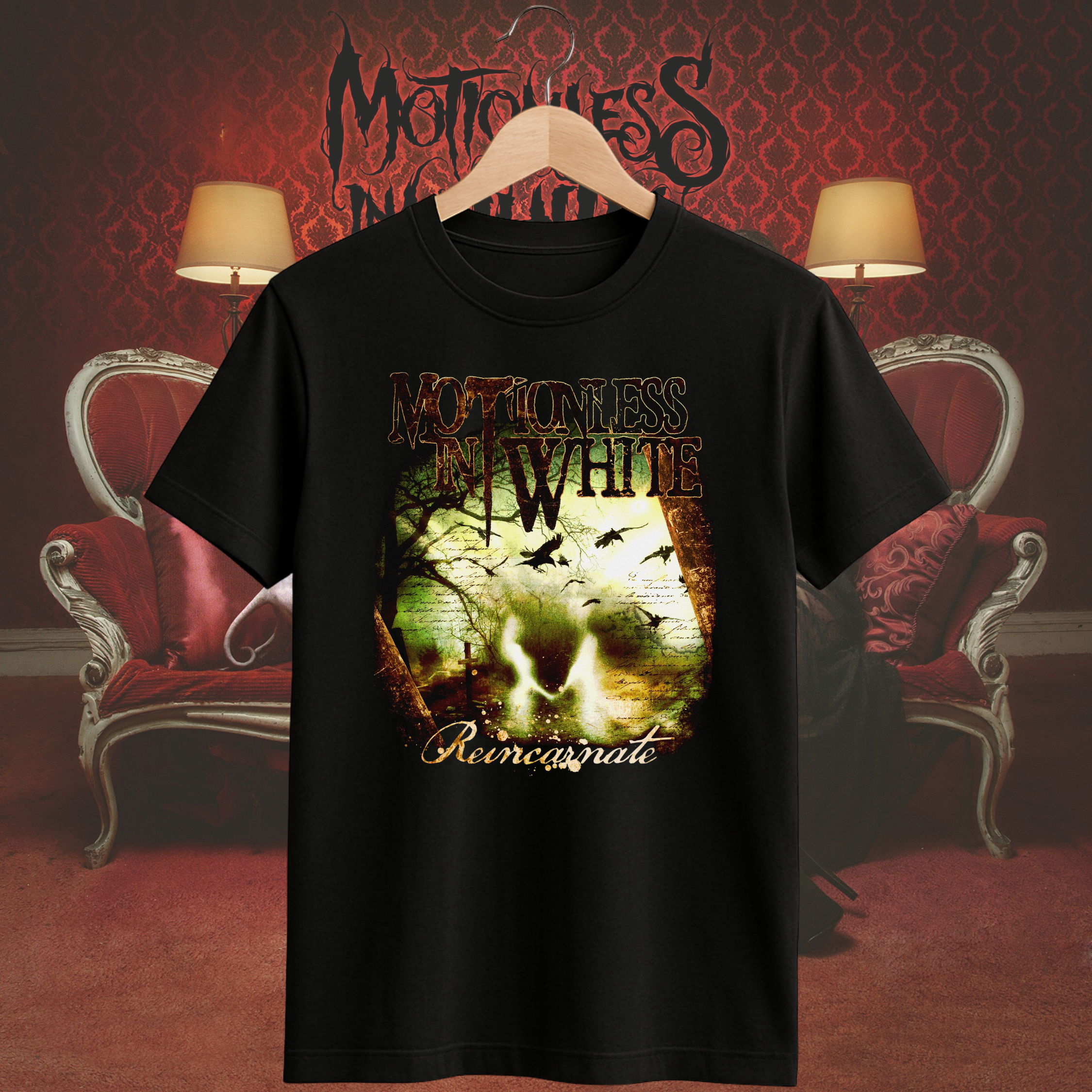 Nome do produto: Camiseta Motionless In White - Reincarnate