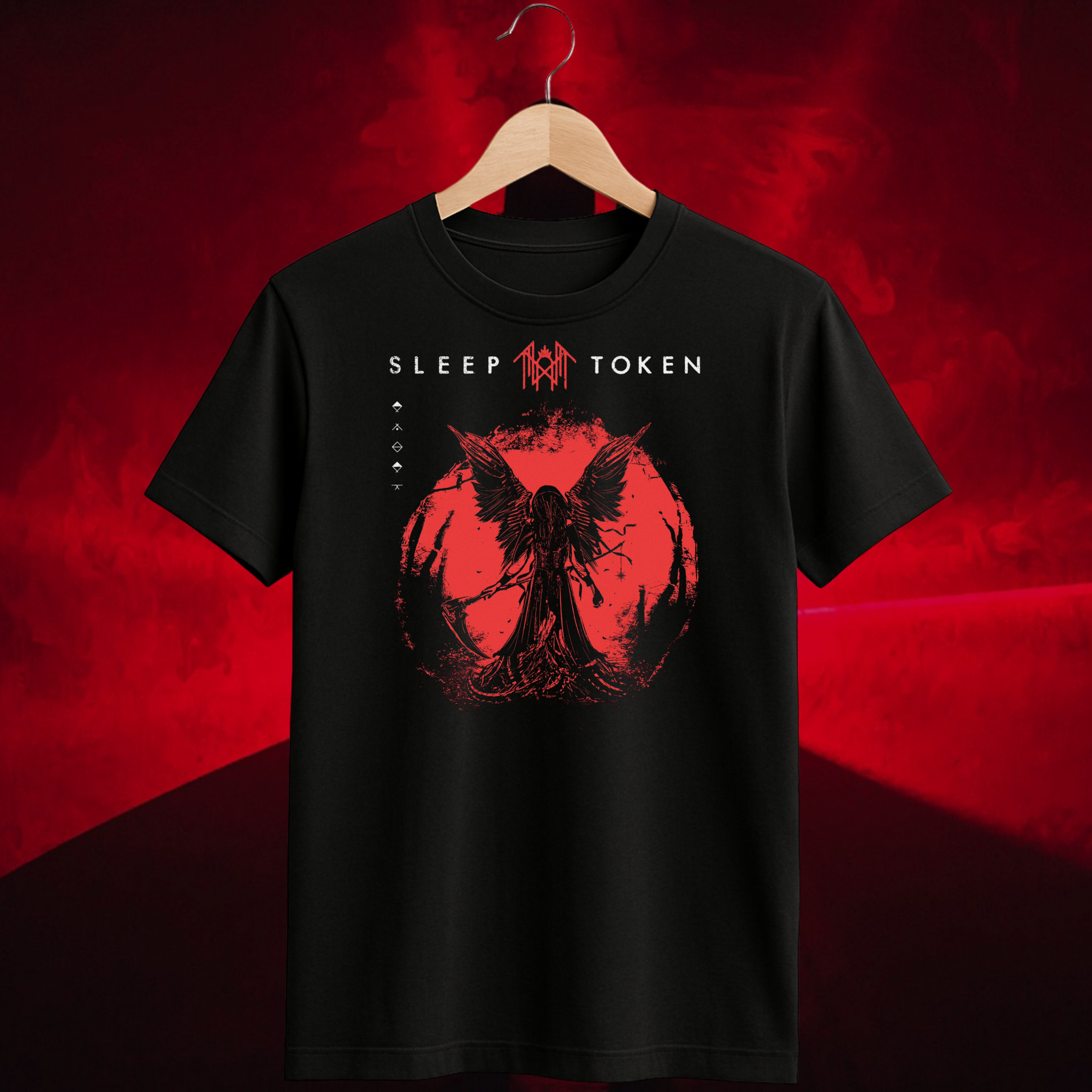 Nome do produto: Camiseta Sleep Token - TMBTE Vermelha
