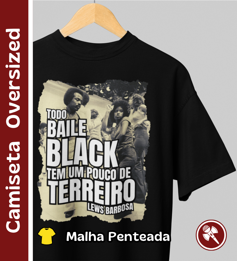 Nome do produto: Baile Black (Soul Train) - Camiseta Oversized