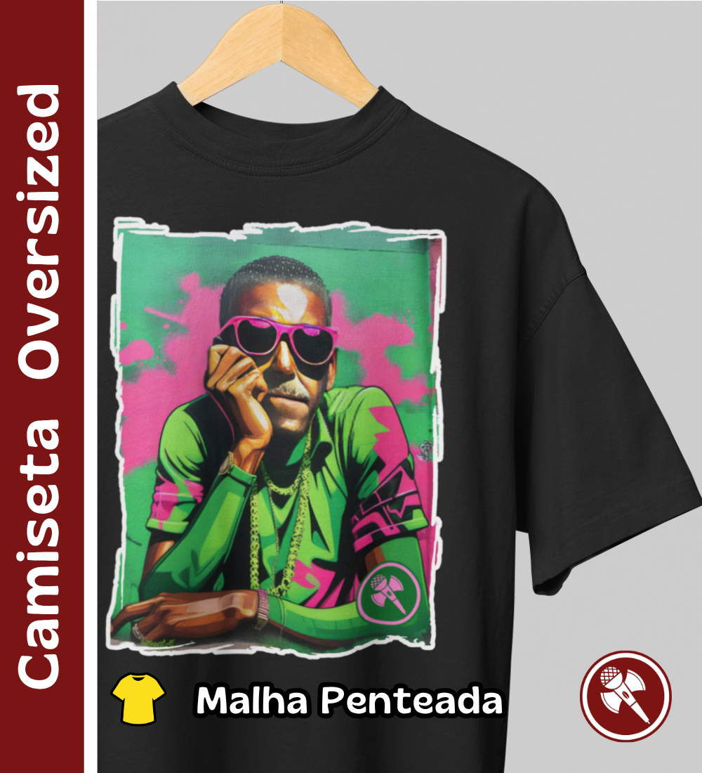 Nome do produto: MC Cartola - Camiseta Oversized