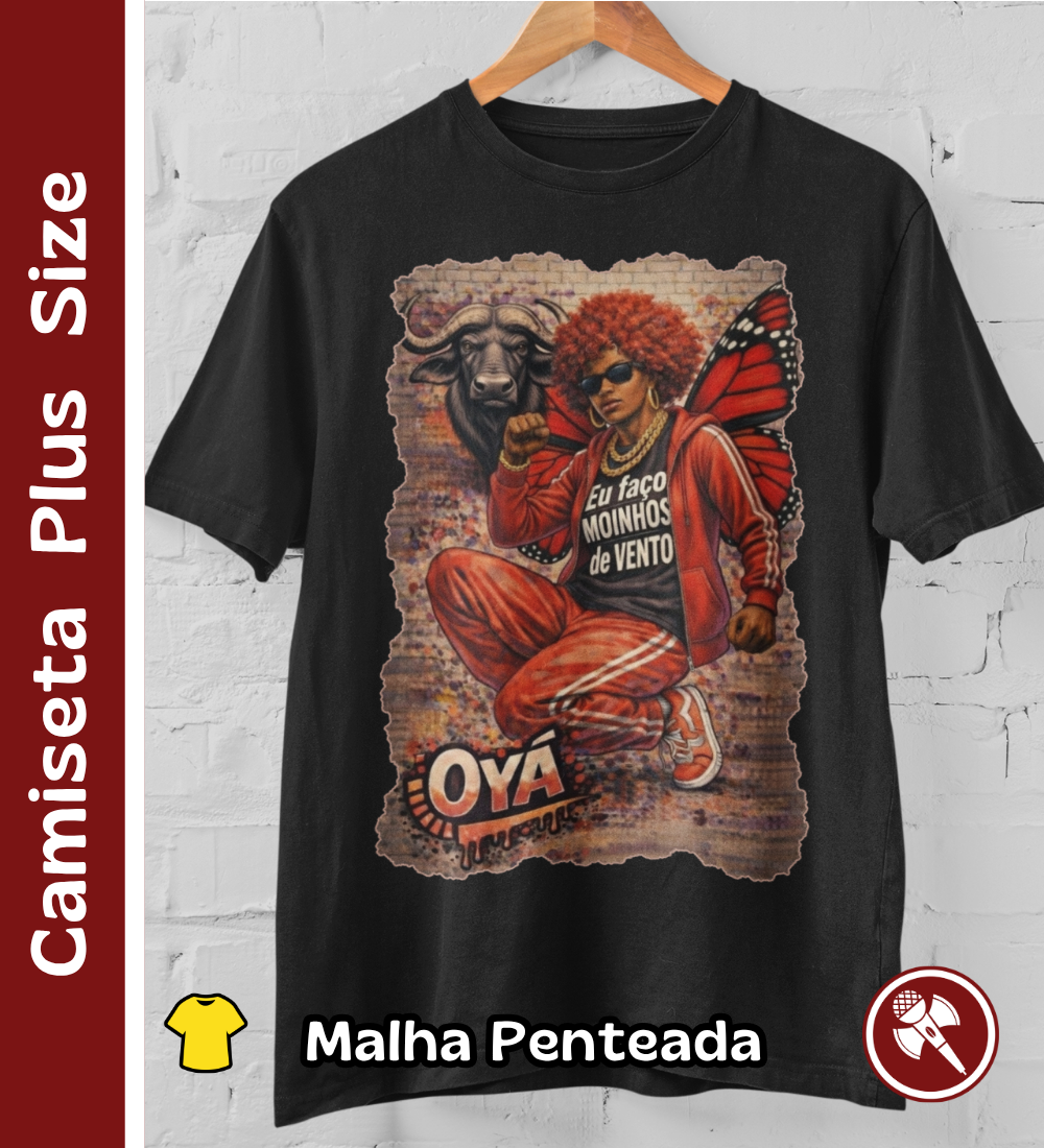 Nome do produto: Oyá Hip Hopper - Camiseta Plus Size