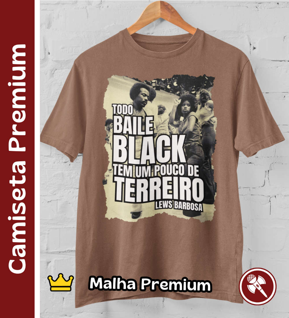 Nome do produto: Baile Black (Soul Train) - Camiseta Premium