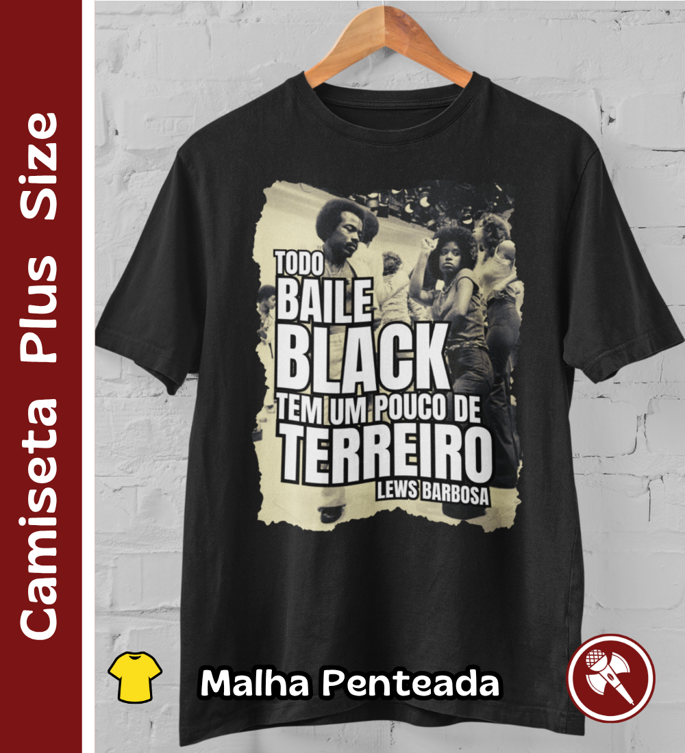 Nome do produto: Baile Black (Soul Train) - Camiseta Plus Size