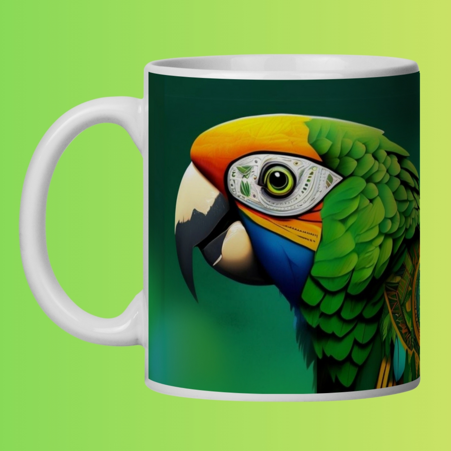 Nome do produto: ARTEMÍSIA Canecas – ‘Papagaio – Cerrado Brasileiro’ - 08