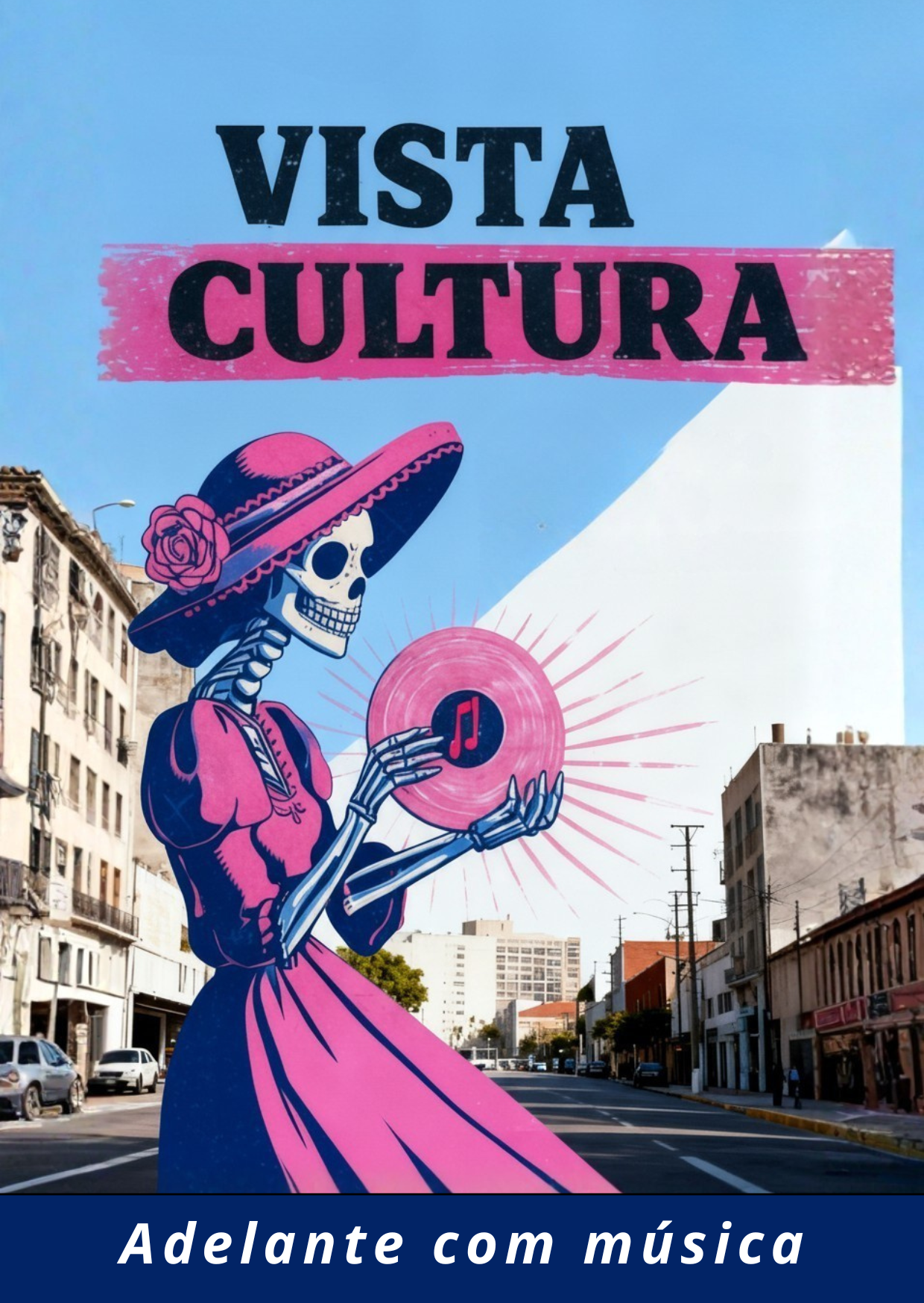 Poster do Adelante Com Música