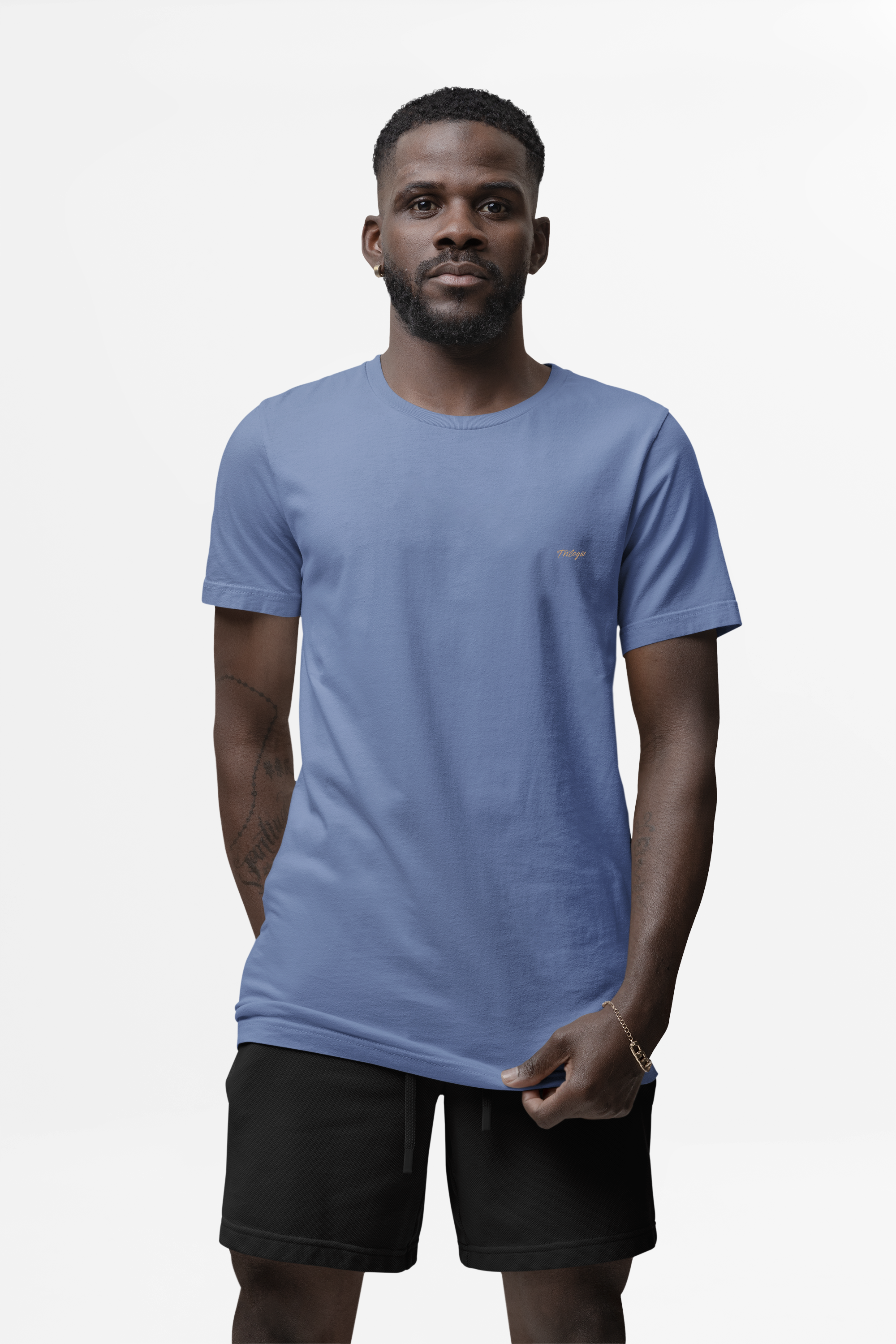 Camiseta Trilogie Azul Marinho Estonada