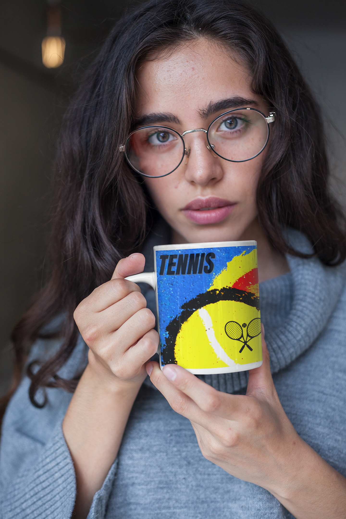 Caneca I Love Tennis – Café da Manhã dos Campeões