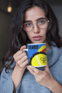 Caneca I Love Tennis – Café da Manhã dos Campeões