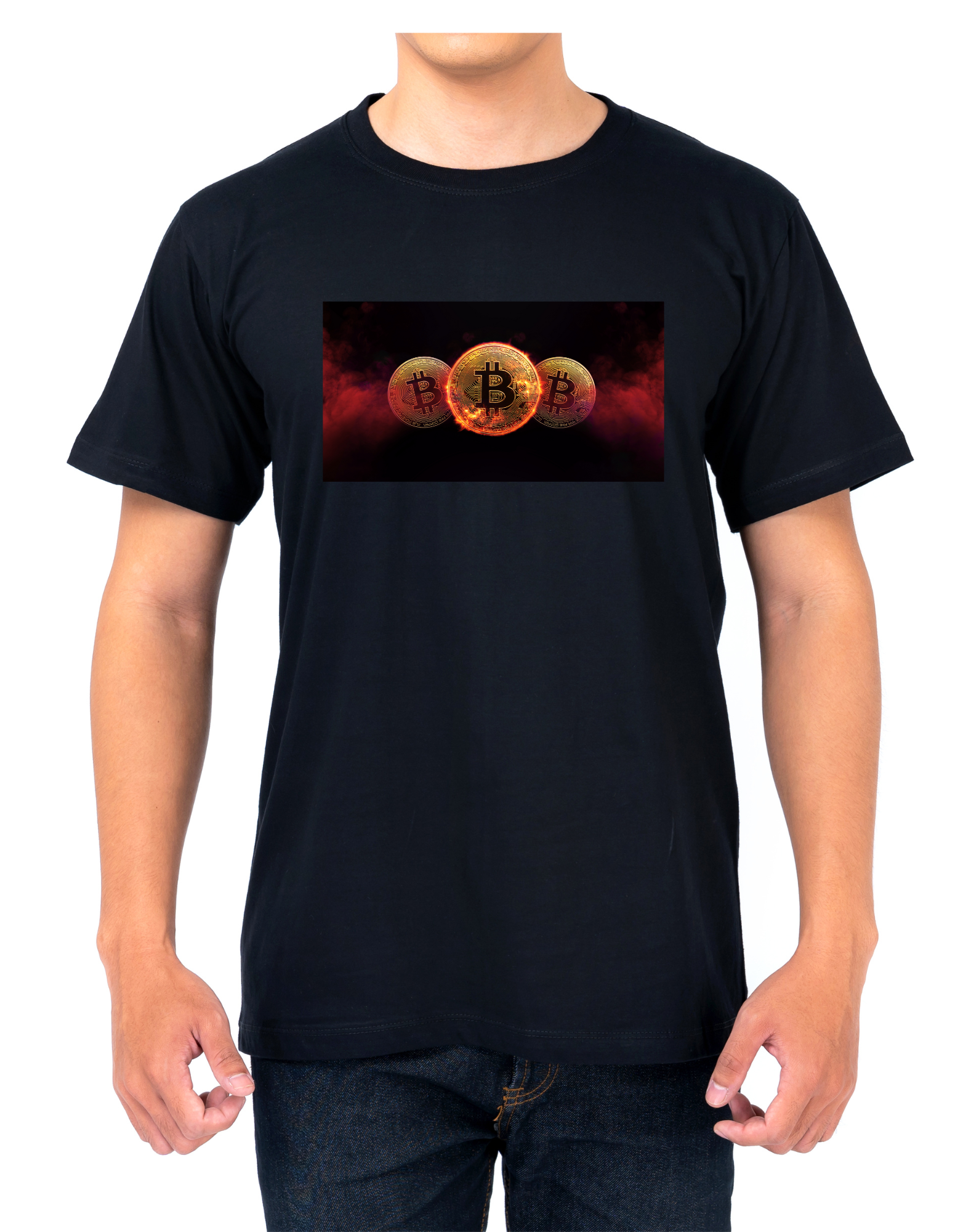 Camiseta  Moeda Bitcoin