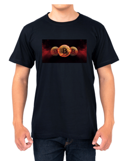 Camiseta  Moeda Bitcoin